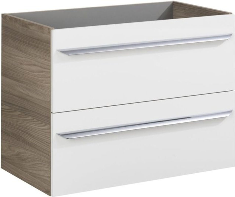 Fackelmann Waschtischunterschrank Luxor in Steinesche und Weiss, B/H/T: 79,4 x 60,3 x 45,0 cm - Bild 3