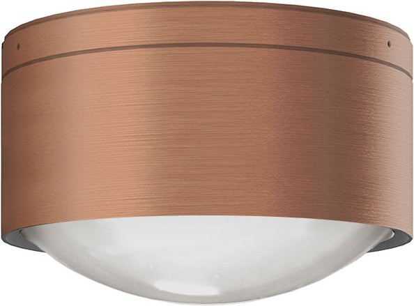 Top Light Puk! 160 One Avantgarde LED-Deckenleuchte in Kupfer gebürstet mit mattem Glas und warmweißem Licht (2700K) - Bild 1