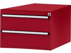 Manuflex Schubladen-Unterbauten für Werkbank Profi, Farbe: rubinrot, Tiefe: 70 cm - Bild 1
