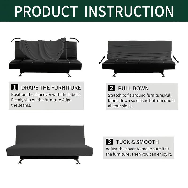 Yiran Furniture Sofabezug mit floralem Design, Stretch-Couchbezug für Sessel und Ecksofas, Breite: 160-190 cm - Bild 1