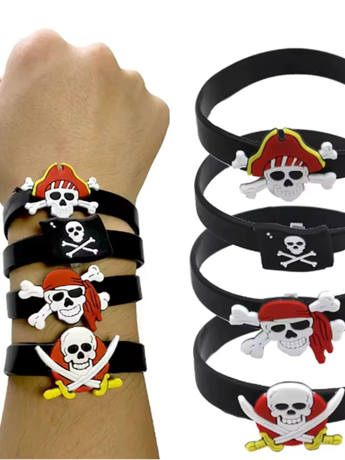 Ataozhekou Armband Ring, Silikon, Schwarz, Kinder - Bild 5