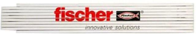 Fischer Holzgliedermaßstab 2m in Weiß - Bild 1