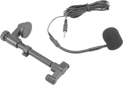 Omnitronic Ansteck-Instrumenten-Mikrofon FAS Kondensatormikrofon in Schwarz mit USB-A Anschluss und Klammer - Bild 1