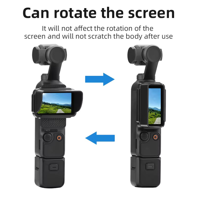 BRDRC Pocket 4 Sonnenschutz für DJI Osmo Pocket 3 in Schwarz - Bild 3