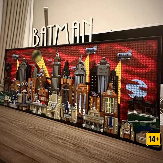 Hot Toys Superhelden Batman Gotham City, Bausteine-Spielzeug, 4210 Teile, ab 14 Jahre - Bild 1