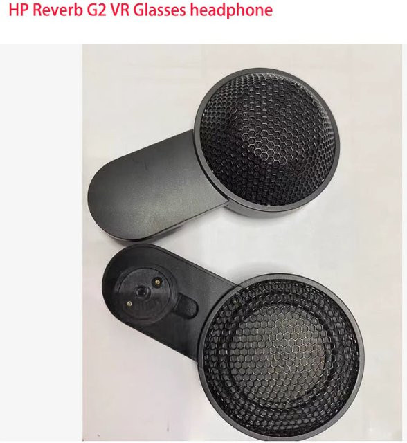 HP Reverb G2 VR-Brille Ersatzteil Set: Ein Paar Headset-Zubehör in Schwarz - Bild 1