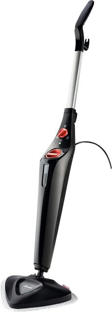 Vileda Steam Plus Dampfreiniger in Schwarz inklusive Mikrofaserbezug und PowerPad - Bild 1