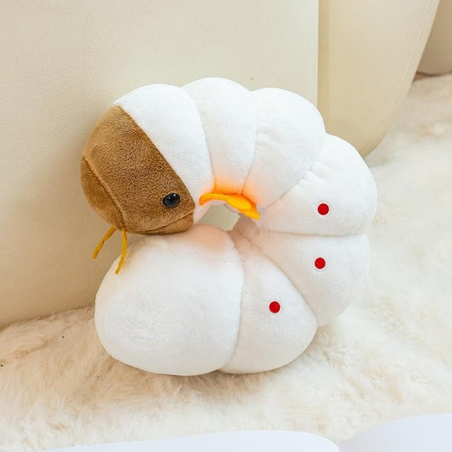 Yiran Health & Beauty Seidenraupen-Plüschtier, Insektenlarven-Puppe, 20cm, ab 14 Jahren - Bild 1