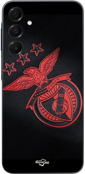 Maniacase Silikon Handyhülle für Samsung Galaxy A16 in Schwarz SLB BENFICA - Bild 1