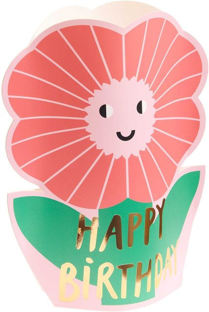 Rico Design Paper Poetry Vasencover Happy Birthday Multicolor B: 19 cm, H: 23 cm - Bild 1