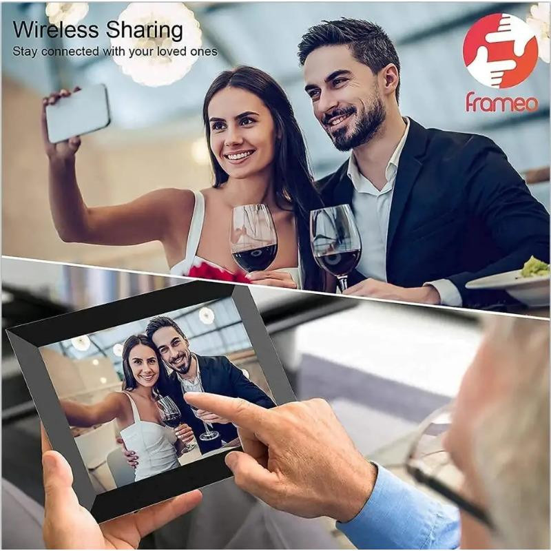 WiFi Frameo Digitaler Bilderrahmen 10,1 Zoll mit 1280x800 IPS HD Touchscreen und 32GB/64GB Speicher - Bild 2
