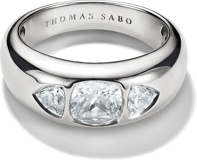 Thomas Sabo Ring 925 Silber, Zirkonia, Damen - Bild 1
