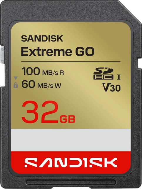 SanDisk Extreme GO microSDHC Speicherkarte 32 GB V30 mit 100 MB/s - Bild 1
