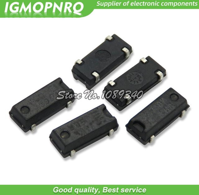 10er Set SMD Passiver Kristalloszillator MC-306, 32,768 kHz, 4-Pin, Schwarz - Bild 1