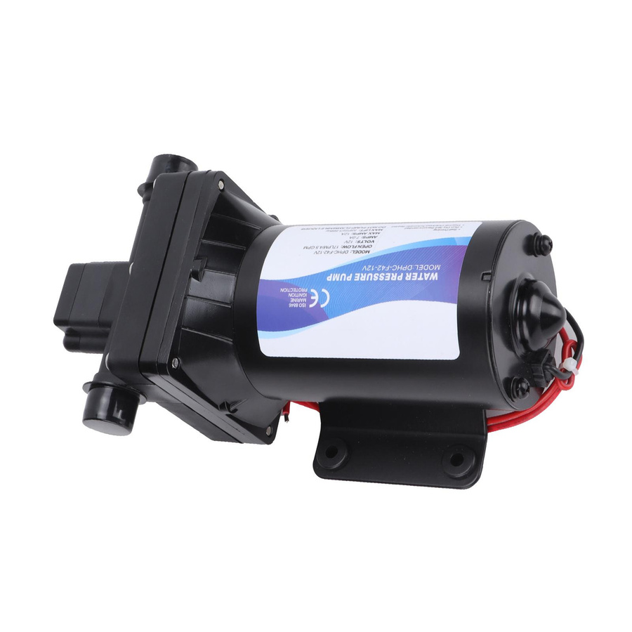 12V Elektrische Membranpumpe Automatisch Selbstansaugend für Wohnmobil Yacht Boot und Garten - Bild 2