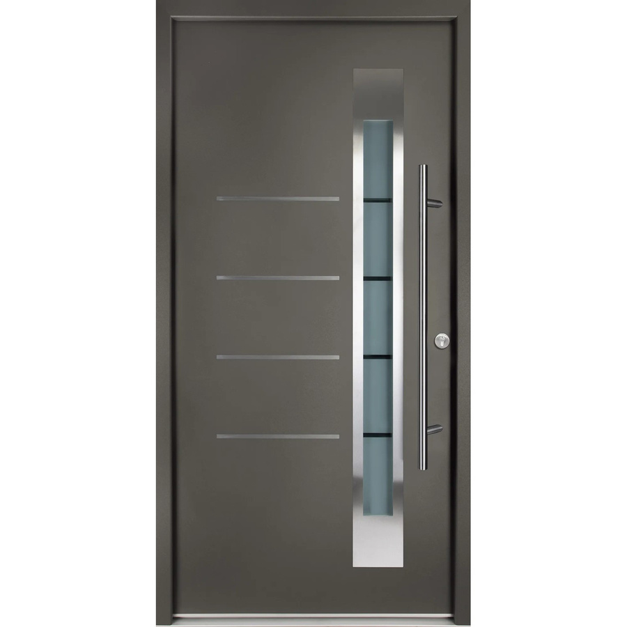 Splendoor Thermospace Haustür Berlin Prime mit Glaseinsatz, Anthrazit, B/H: 100 x 210 cm, Rechtsöffnung - Bild 2