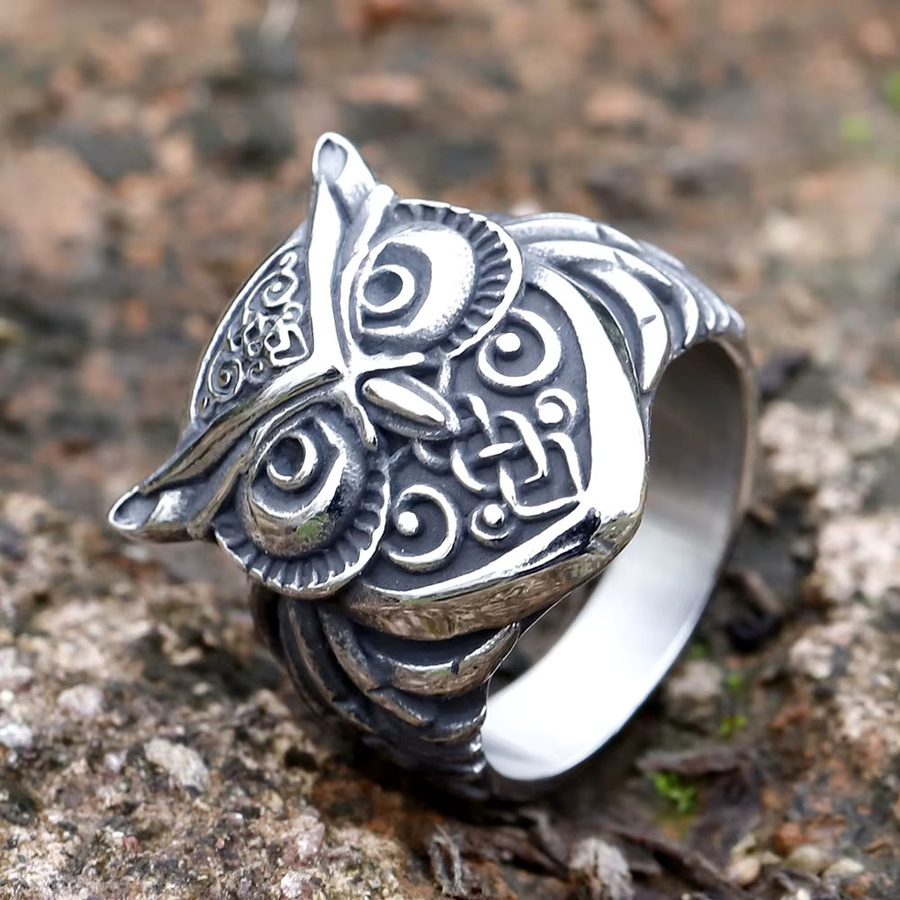 Vikingar Lin Ring, Edelstahl, Silber, Herren - Bild 1