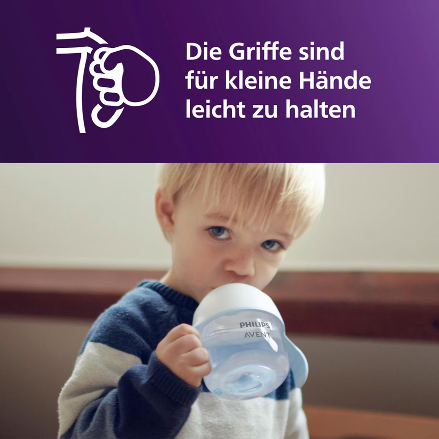 Philips Avent Natural Response Trinklernbecher mit Soft Spout, transparent, 150 ml - Bild 2