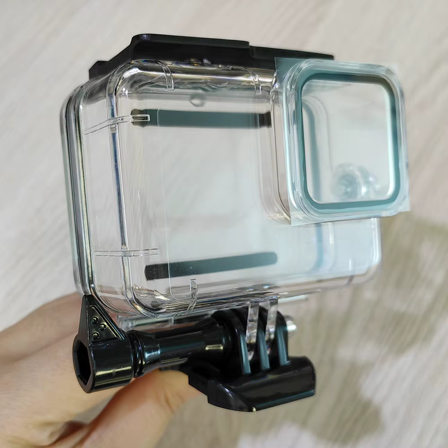 Wasserdichtes Unterwasser-Tauchgehäuse für GoPro Hero 12, 11, 10 und 9 in Schwarz - Bild 2