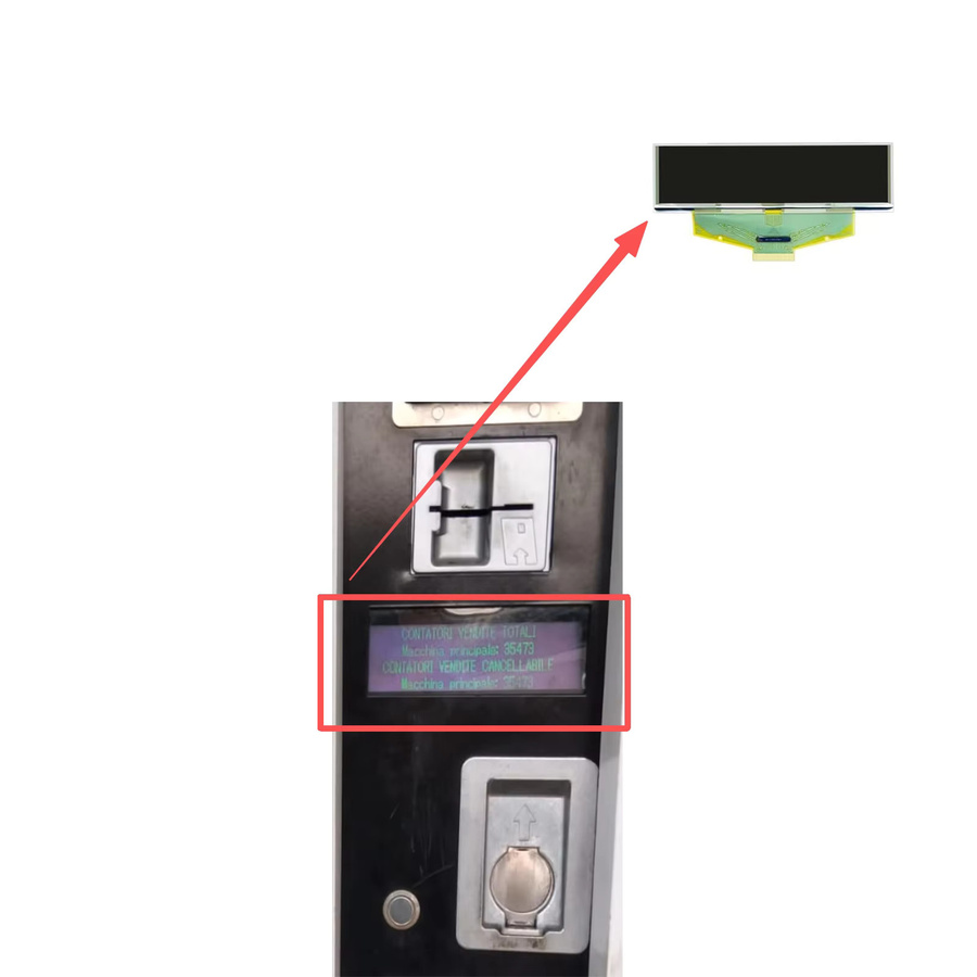 Ersatz OLED-Display in Schwarz für Vendo Snack-Automaten - Bild 2