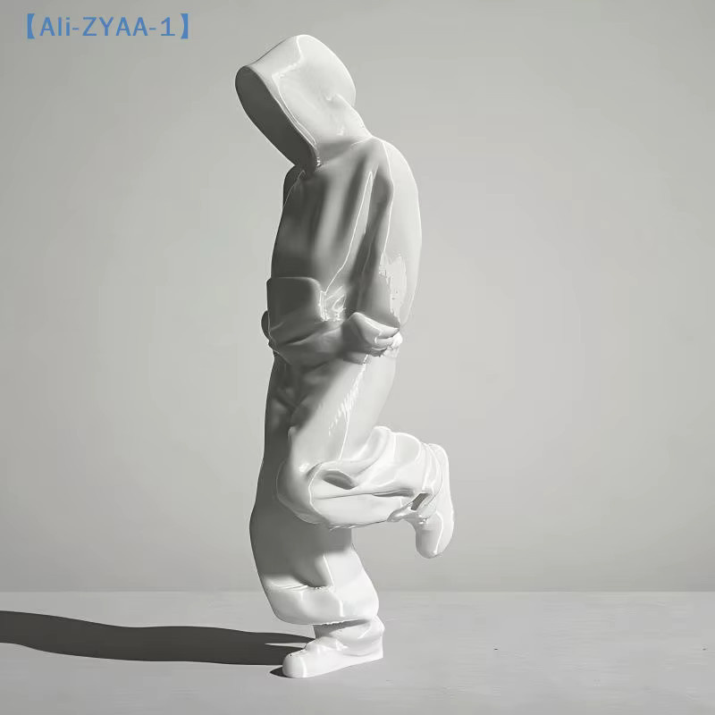 JETTING Moderne Skulptur aus Kunstharz als 3D-gedruckte Figur für deine Wohnzimmerdekoration - Bild 3