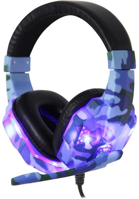 Honor Electronics SY830MV Gaming-Headset, kabelgebundener Over-Ear-Kopfhörer mit Mikrofon und Geräuschunterdrückung, Multicolor - Bild 1