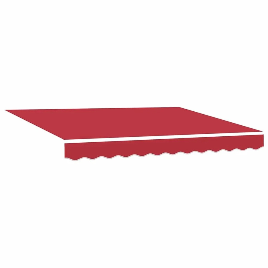 vidaXL Markisenersatzstoff aus Polyester in Rot, B/T: 325 x 245 cm - Bild 2