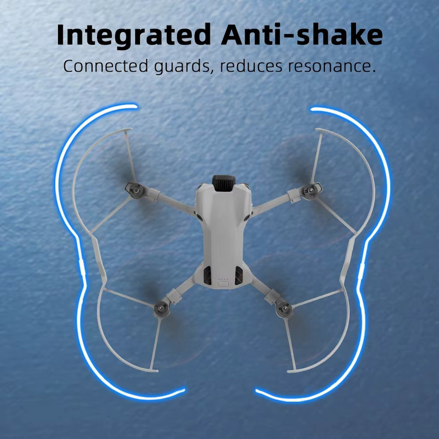 4 Stück DJI Mini 5 Pro Propellerschutz Anti-Kollisions-Schutzringe in Grau - Bild 3
