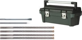 DeWalt SDS-max Bohrer-Set mit 2 Flachmeißeln und Hartmetallspitze in Mehrfarbig im Koffer - Bild 1