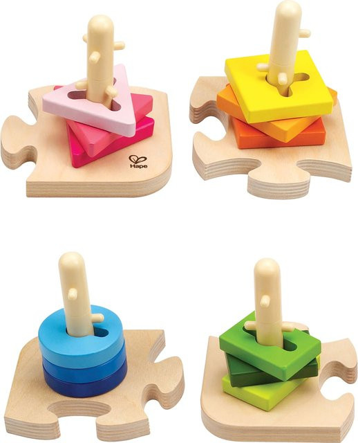 Hape Steckspiel Kreatives Steckpuzzle ab 18 Monaten - Bild 1