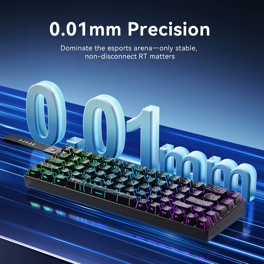 AJAZZ AK680 V2 E-Sport-Tastatur mit Magnetschaltern, 8K Polling Rate und Aluminiumlegierung-Positionierungsplatte - Bild 4