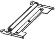 Zebra Peel Bracket Assembly Kit P1112750-077 für ZE511 Etikettendrucker Grau - Bild 1