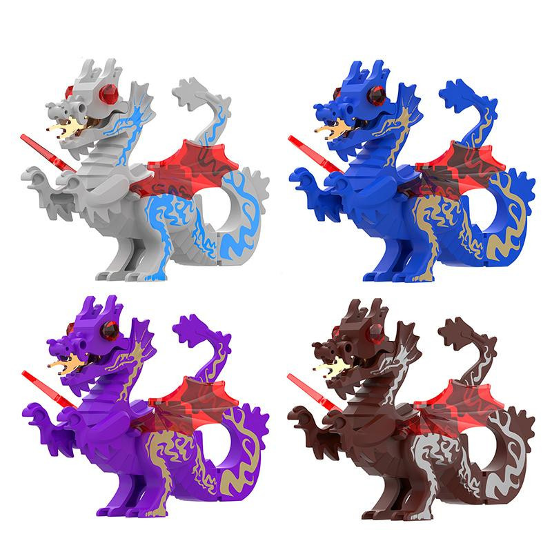Linyi toy Mittelalterliche Fantasy-Kreatur Figuren Bausatz - Bild 2