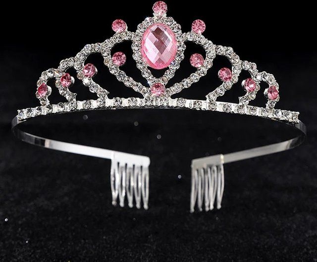 FirstStar Diadem, Kristall, Lila, Rosa, Blau, Kinder - Bild 1