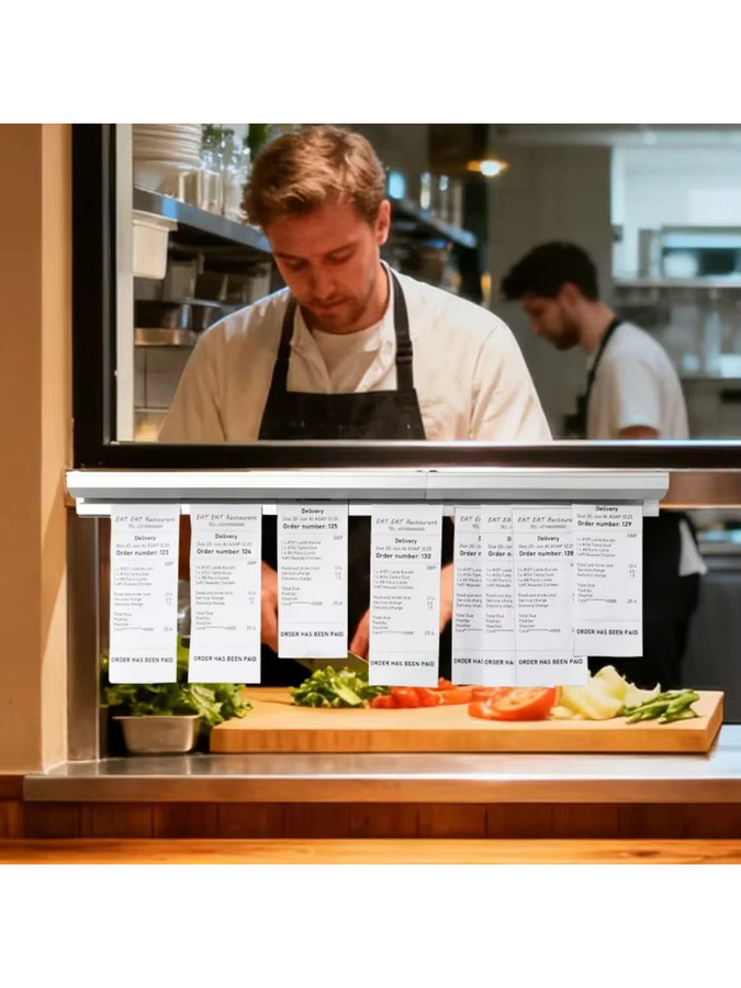 Verstellbarer Menühalter aus Aluminiumlegierung zur Wandmontage für Restaurants, B/H: 20 x 30 cm oder 20 x 50 cm oder 30 x 50 cm - Bild 4