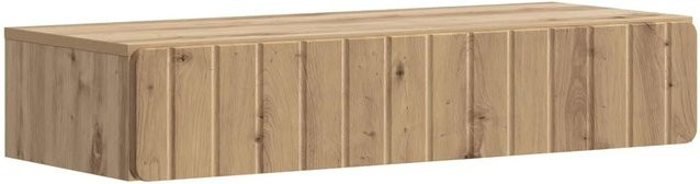 vidaXL Wandmontierter Beistelltisch Artisan-Eiche, modern, Braun, B/T/H: 87,5 x 34,5 x 17 cm - Bild 1