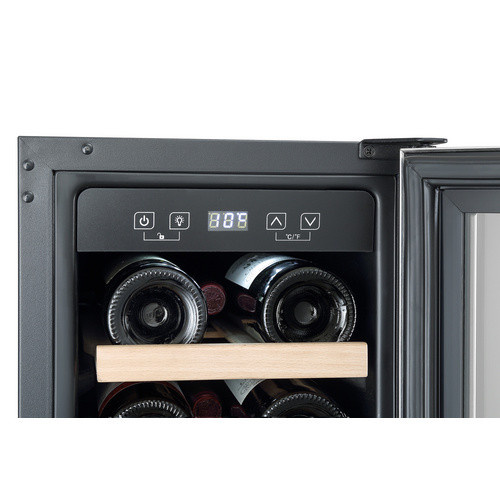 PKM Weintemperierschrank UWTS56-20G Schwarz, freistehend, B/H/T: 29,5 x 82 x 57 cm - Bild 4