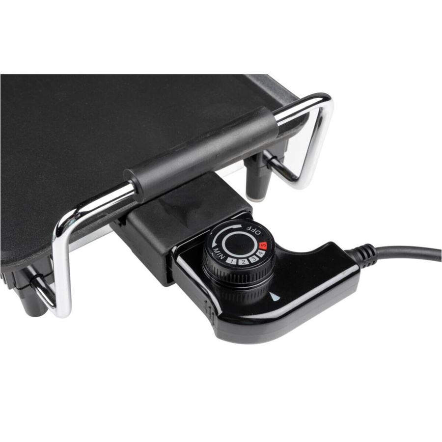 Alpina Grill in Schwarz aus Metall und Kunststoff, B/H/T: ca. 87 x 12 x 23 cm - Bild 2