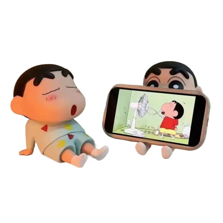 Bandai Crayon Shin-Chan Anime Figur als süßer Handyhalter und Desktop-Ornament - Bild 3