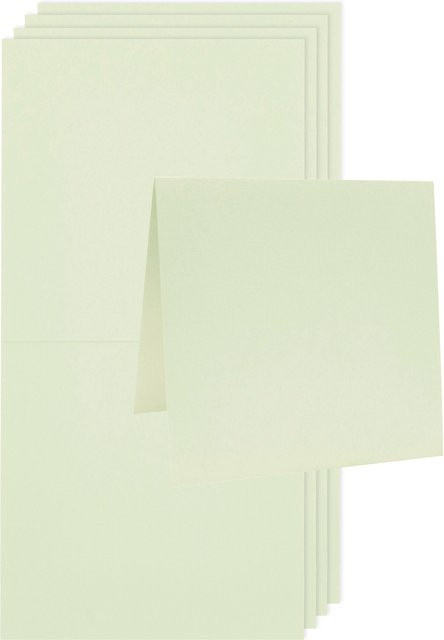 Rico Design Paper Poetry Luxury Karten Quadratisch Salbeigrün - Bild 1