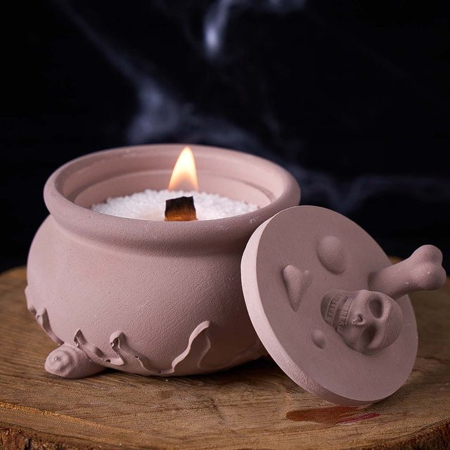UDOCOOL Silikonform für Halloween Schädel Kerzen und DIY Handwerk aus Harz oder Gips - Bild 1