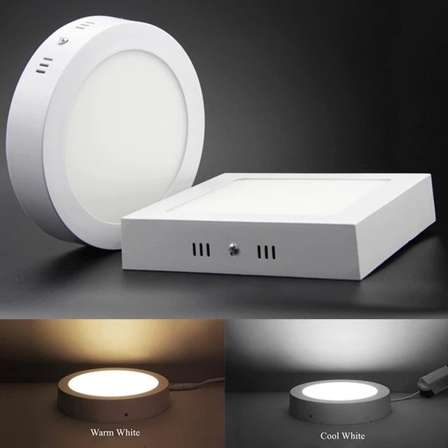 Moderne quadratische LED Deckenleuchte in Weiß mit CCT Farbtemperatursteuerung für Wohnzimmer und Schlafzimmer - Bild 1