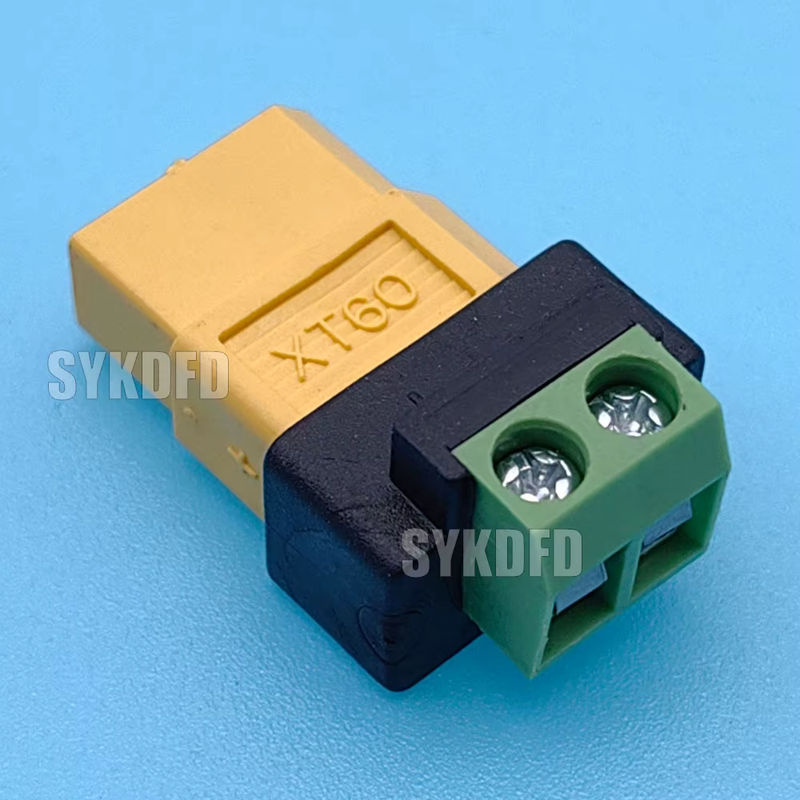 SYKDFD XT60 Adapter Set mit männlichen und weiblichen Steckern auf 2-polige Schraubklemmen für Drohnen, FPV und LiPo-Akkus - Bild 5