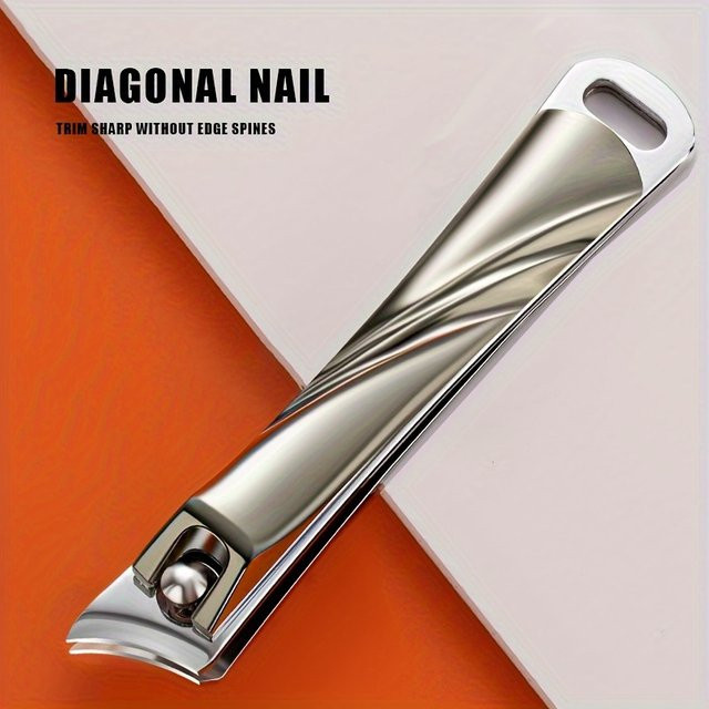 OLOEY Nagelknipser, diagonal, glänzend, Unisex - Bild 1