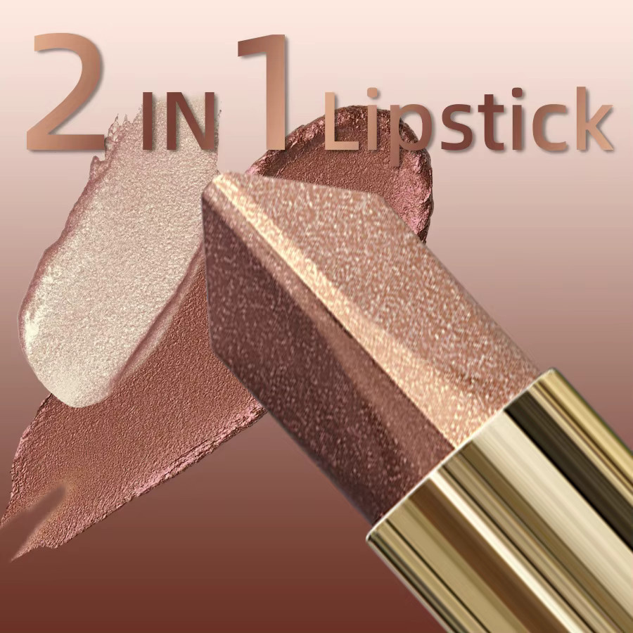KAFURUX Lidschattenstift und Lippenstift, schimmernd, Damen - Bild 2