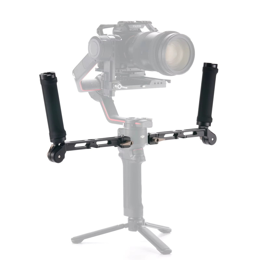 Tilta TGA-DHB2 Doppelgriff-Halterung in Schwarz für DJI Ronin RS2, RS3, RS4, RS5 und Pro Modelle - Bild 1