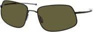 Monokel Eyewear D4 Sonnenbrille, Rechteckig, Metall, Schwarz, Grün, Unisex, polarisiert - Bild 1