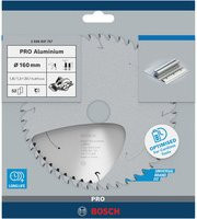 Bosch Kreissägeblatt Standard für Aluminium für Akkusägen, Ø 160 mm, 52 Zähne - Bild 1