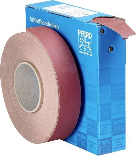 PFERD Korund Schleifbandrolle SBR für universelle Anwendung, Breite: 40 mm, Länge: 50 m, Körnung: 180 - Bild 1