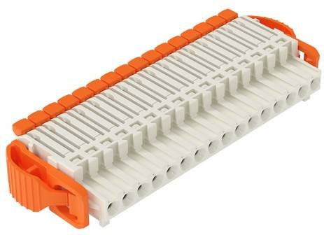 WAGO 2734-1116/038-000 Federleiste in Grau und Multicolour, 25 Stück - Bild 1